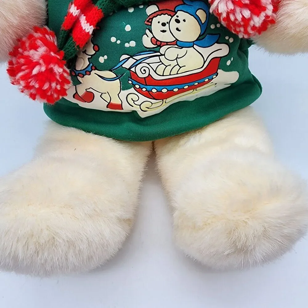 Vintage 1988 Kmart Dan Dee Our Christmas Teddy Boy Bear Plush 21